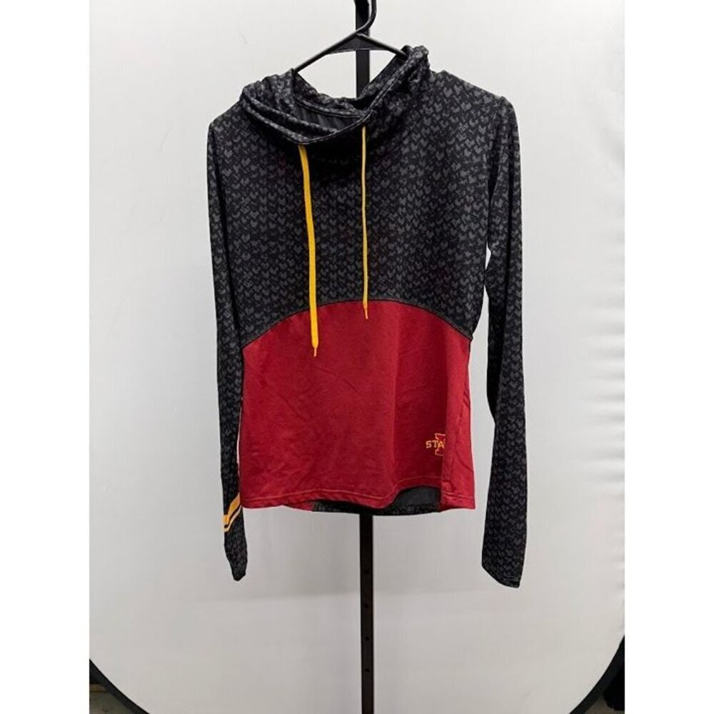 Colosseum Iowa State Cyclones Scaled Mock Neck Fitted Pullover